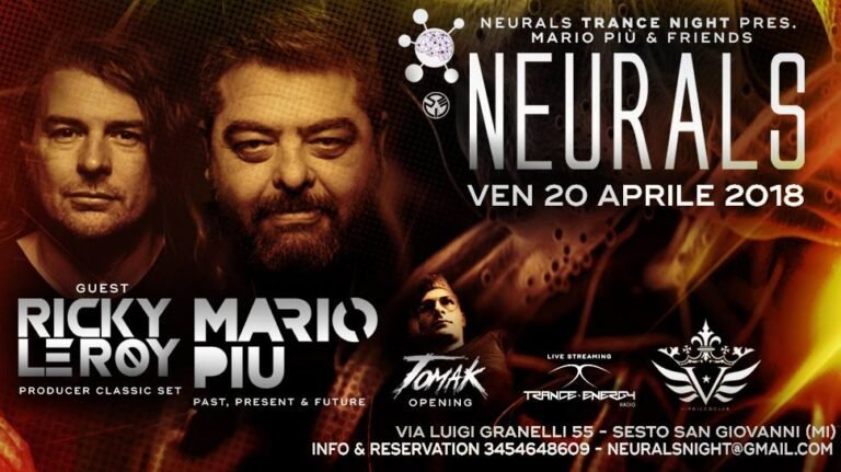 Neurals Night a Milano con Mario Più e Ricky Le Roy
