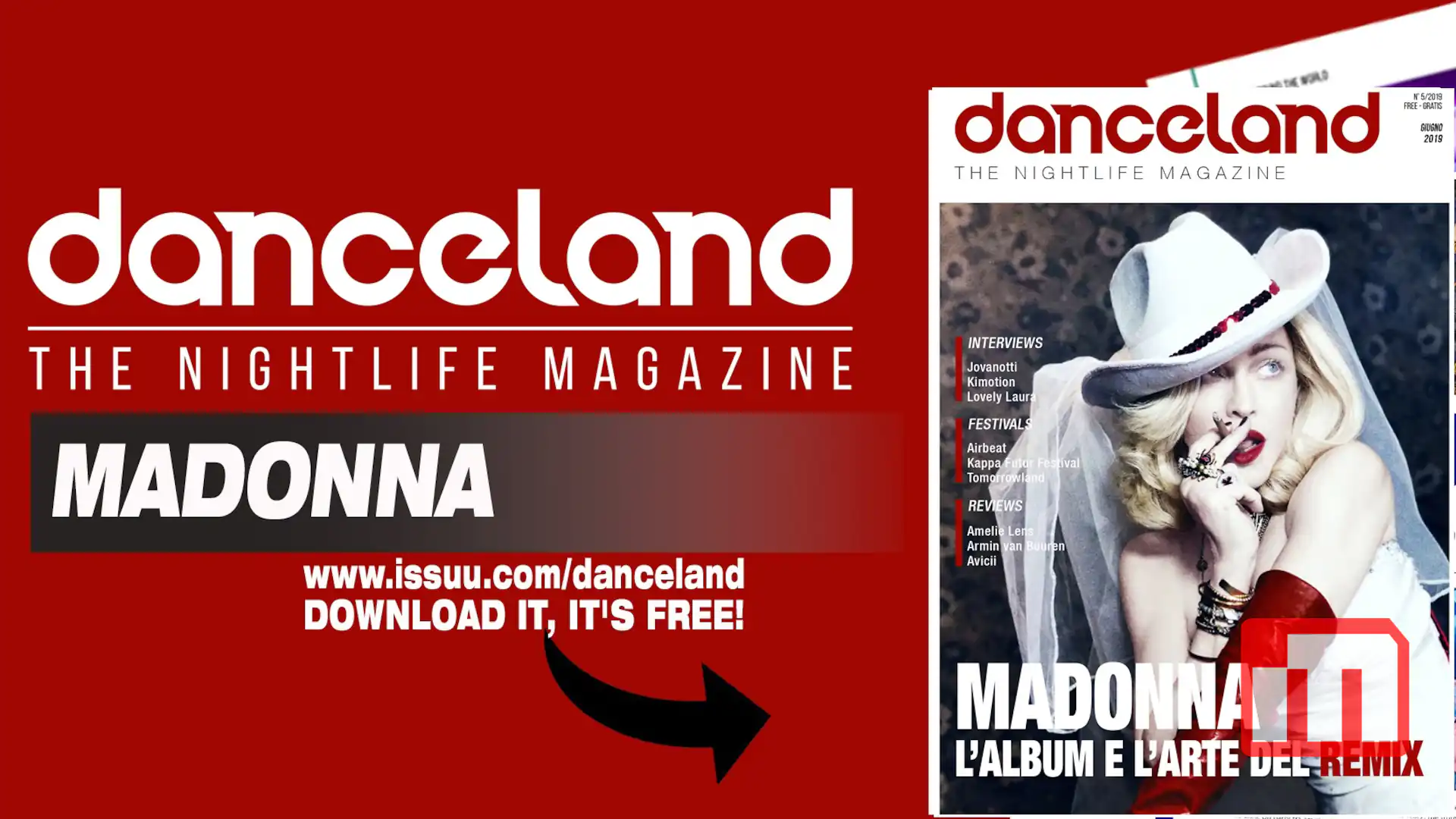 Sul nuovo Danceland, giugno 2019, c’è Madonna