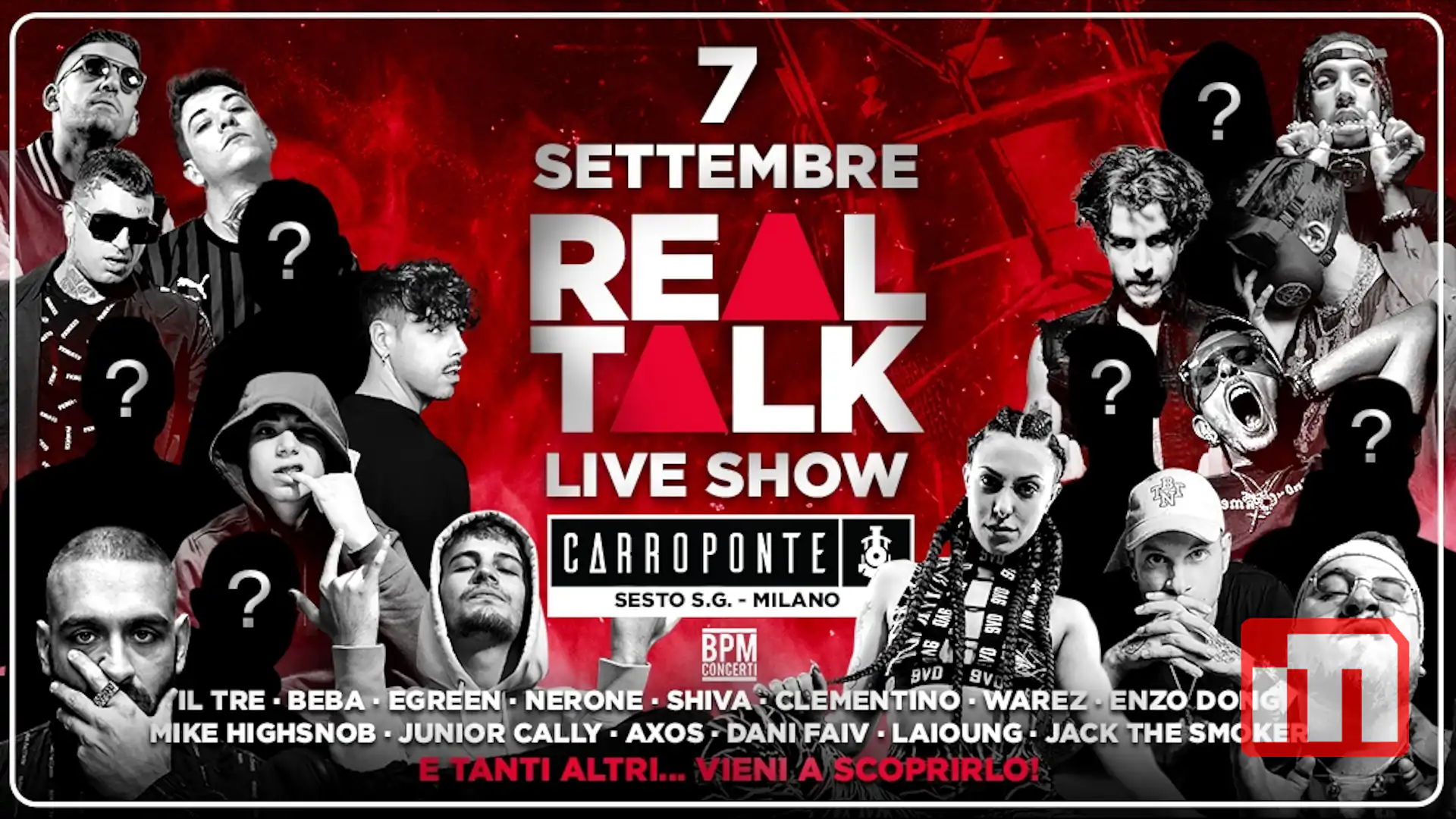 Real Talk Live, rap e trap alla conquista di Milano