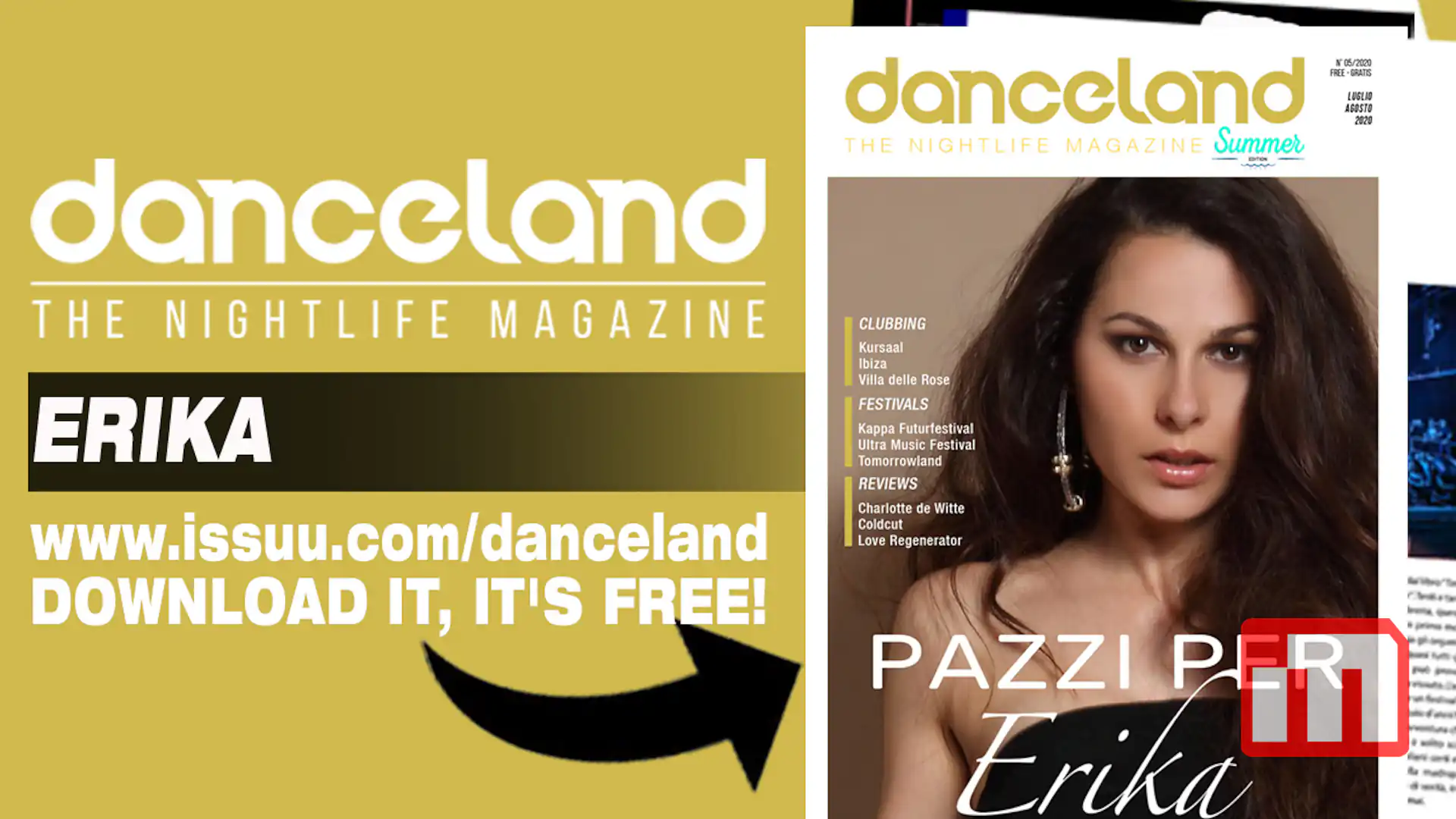 Sul nuovo Danceland c’è Erika per la cover story