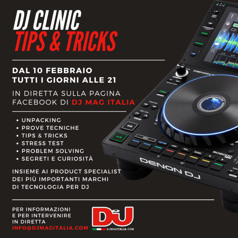 DJ Clinic Tips & Tricks via DJ Mag Italia