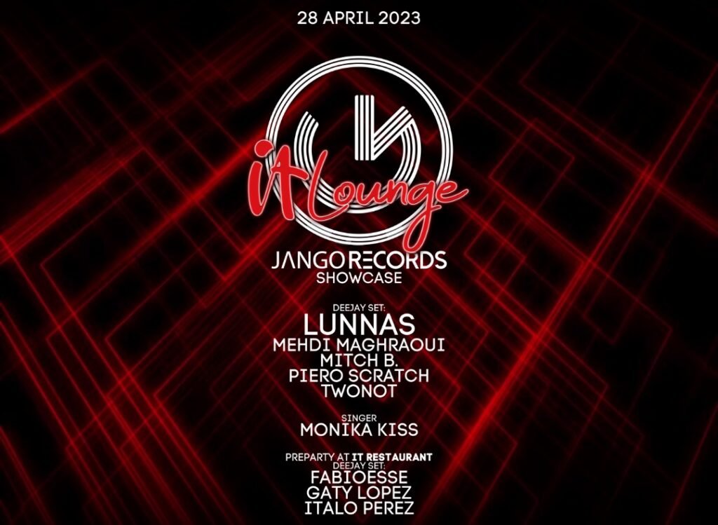 Il 28 aprile Jango Records Showcase all’IT Lounge Ibiza