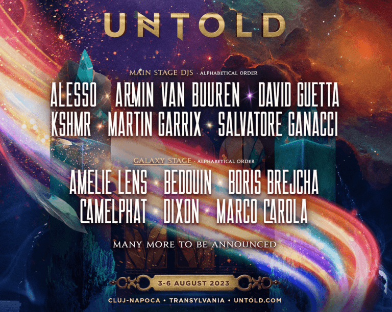 UNTOLD Festival annuncia David Guetta, Martin Garrix, Alesso e tanti altri super artisti