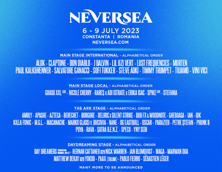 Il Neversea Festival annuncia nuove stelle