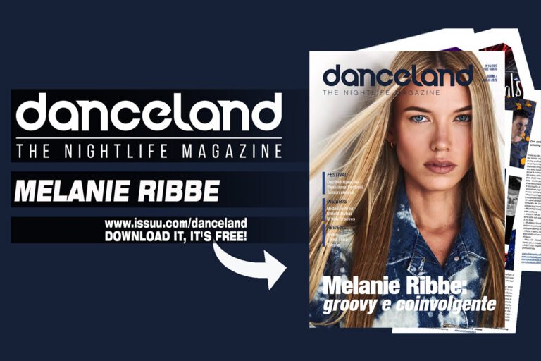 Melanie Ribbe sulla copertina del nuovo Danceland