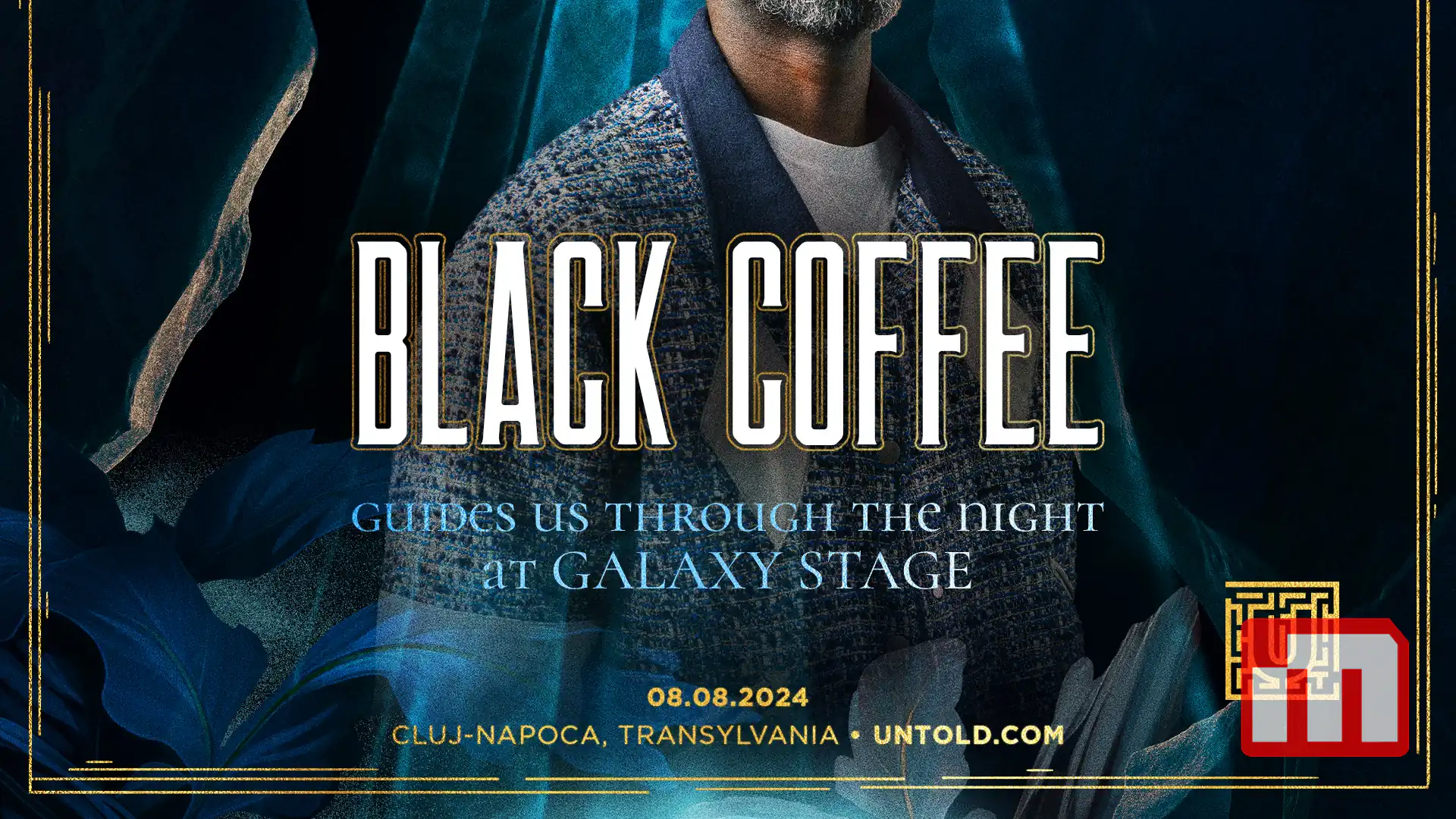 Black Coffee headliner al Galaxy Stage dell’UNTOLD Festival