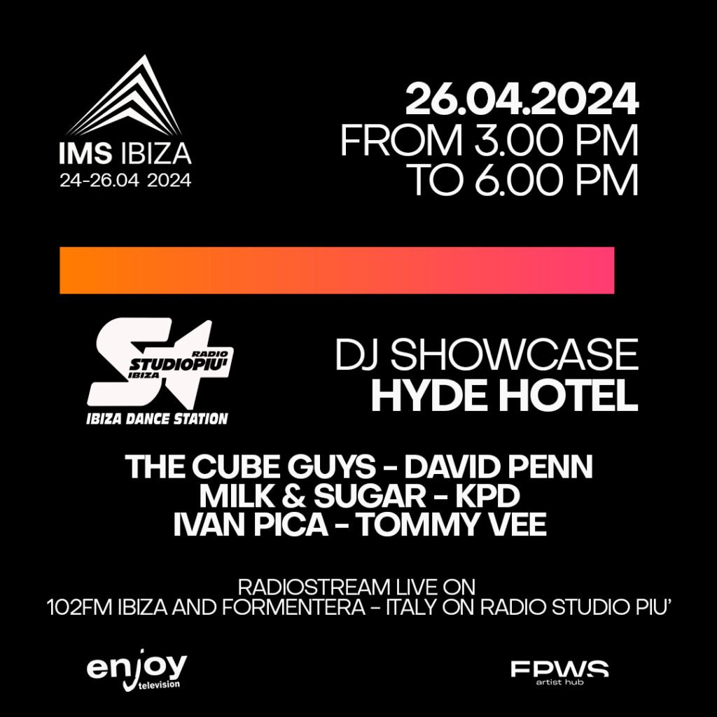 All’IMS Ibiza 2024 show con Studiopiu Ibiza ed Enjoy TV