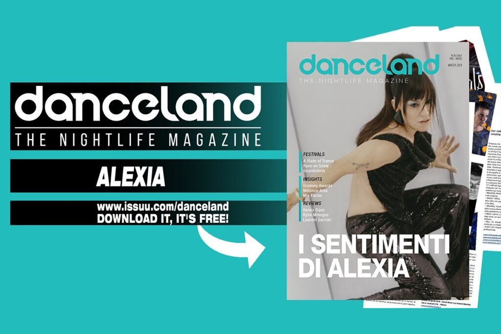 Alexia sulla cover di Danceland