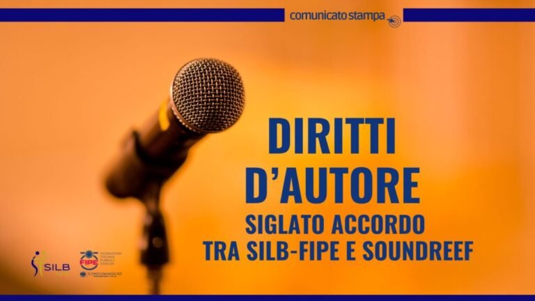 Copyright, accordo tra SILB-FIPE e Soundreef