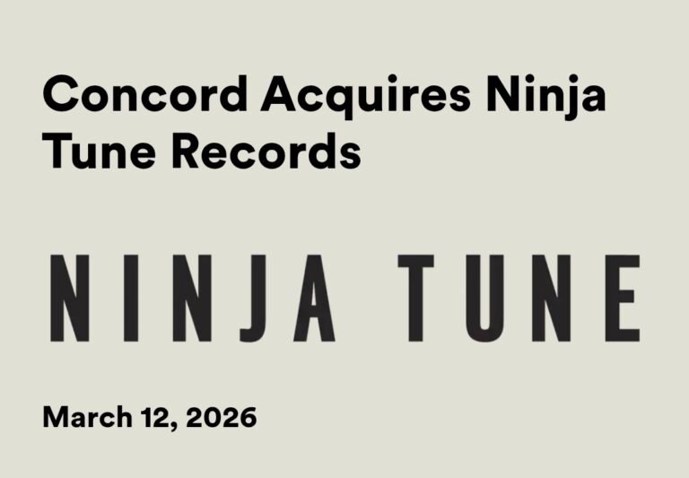 Concord fa sul serio: Ninja Tune cambia casa