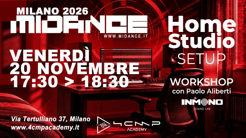 Midance: masterclass INMONO Sound Lab sull’home studio